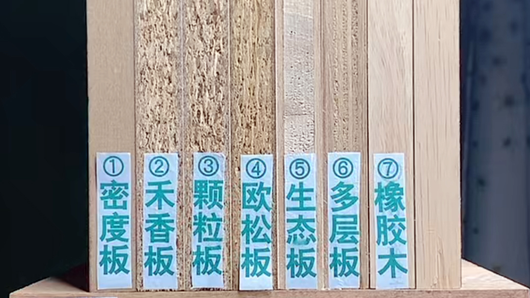 密度板、禾香板、顆粒板、歐松板、多層板、生態(tài)板哪種板材最環(huán)保